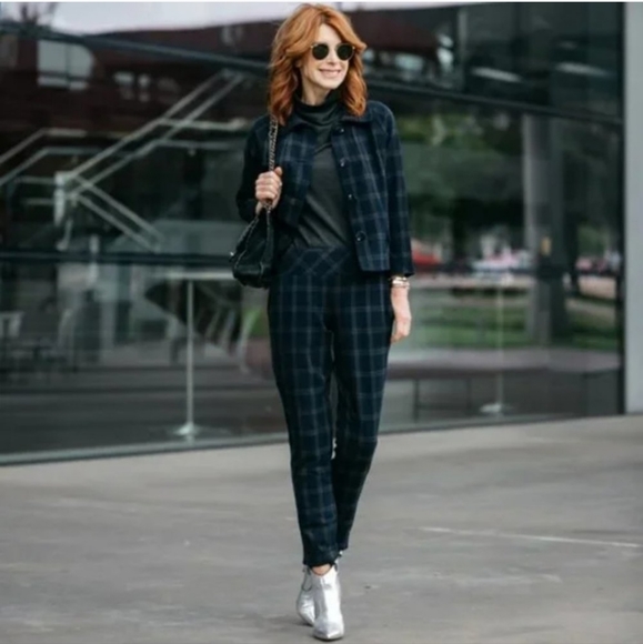 #3572 Connery Trouser Plaid Pants - Picture 2 of 15